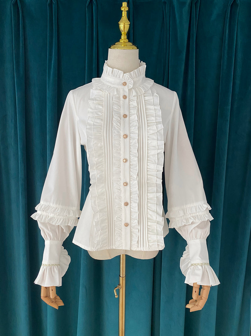Medieval noble lady Victorian blouse