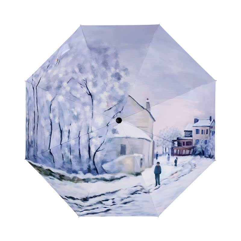 Snow in Argenteuil folding umbrella
