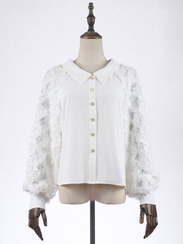 English girl's embroidered blouse