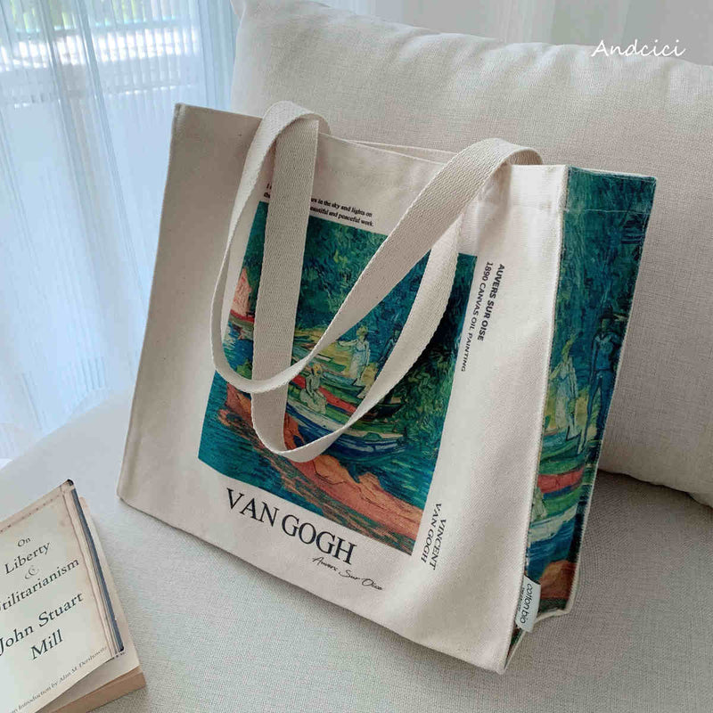 Rowing Boats on the Banks of the OiseTote Bag