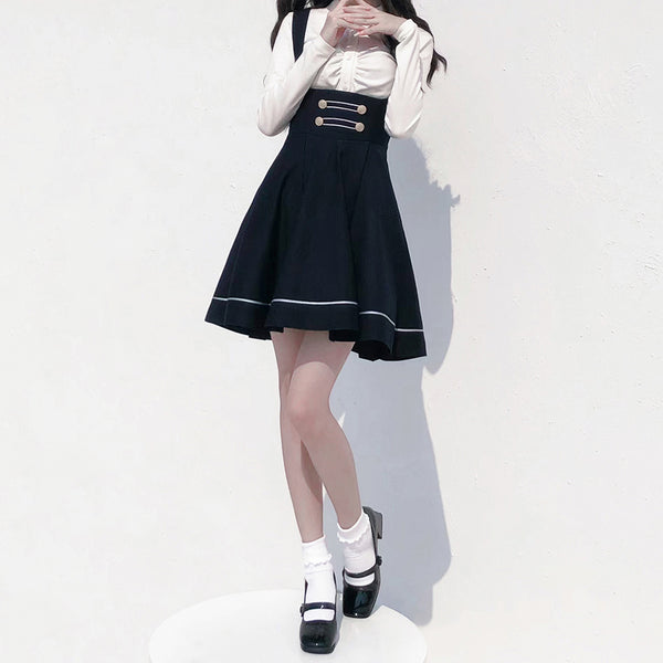Fukahano Literature Girl Jumperskirt and Blouse