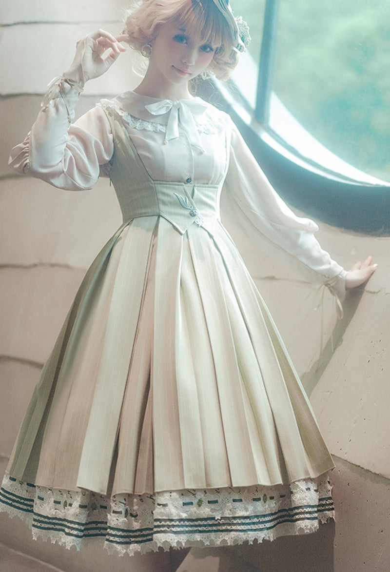 western princess embroidered jumper skirt