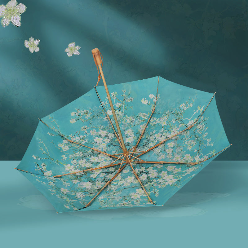 Almond Blossoms folding umbrella