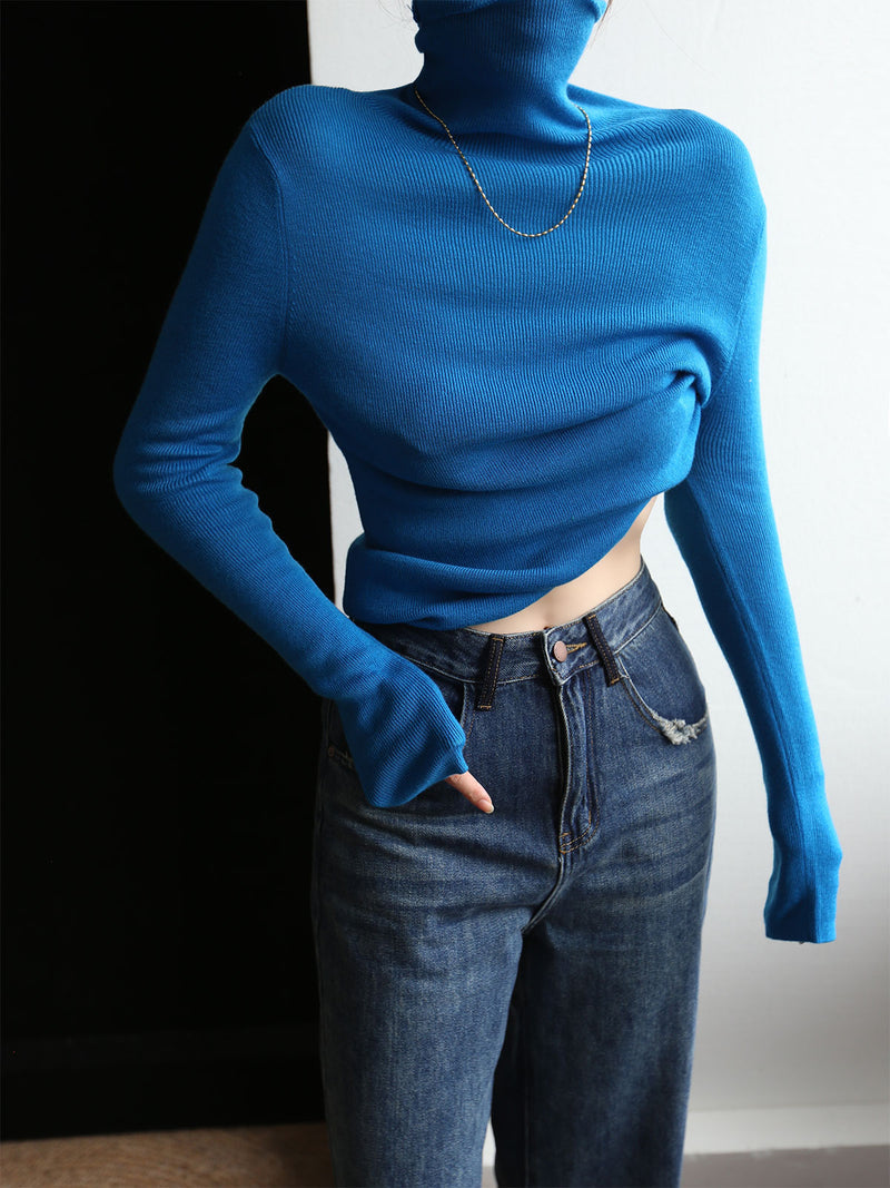 Turtleneck sweaters for little girls