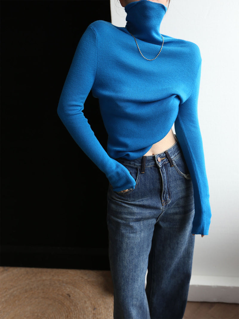 Turtleneck sweaters for little girls