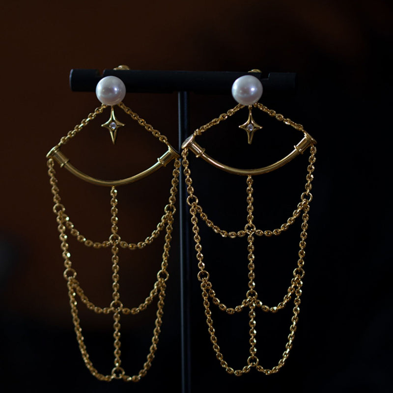 Venus and constellation earrings