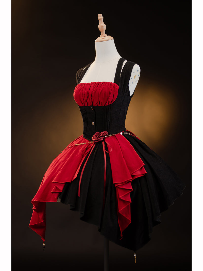 薔薇の舞踏会のジャンパースカートとショートジャケット