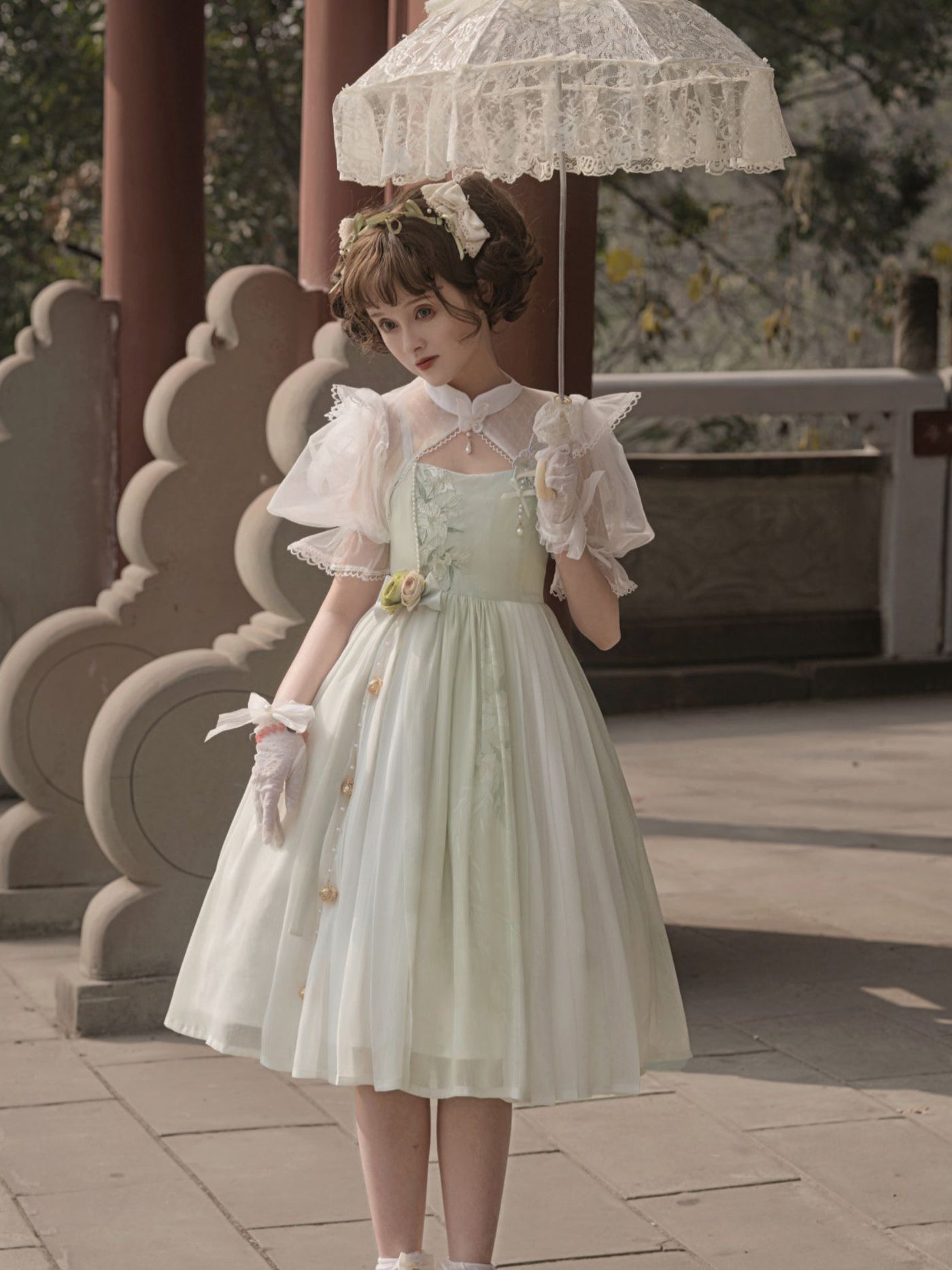 アルベロベロ☆ジャンパースカート・刺繍 アルベロベロ☆ジャンパースカート・刺繍