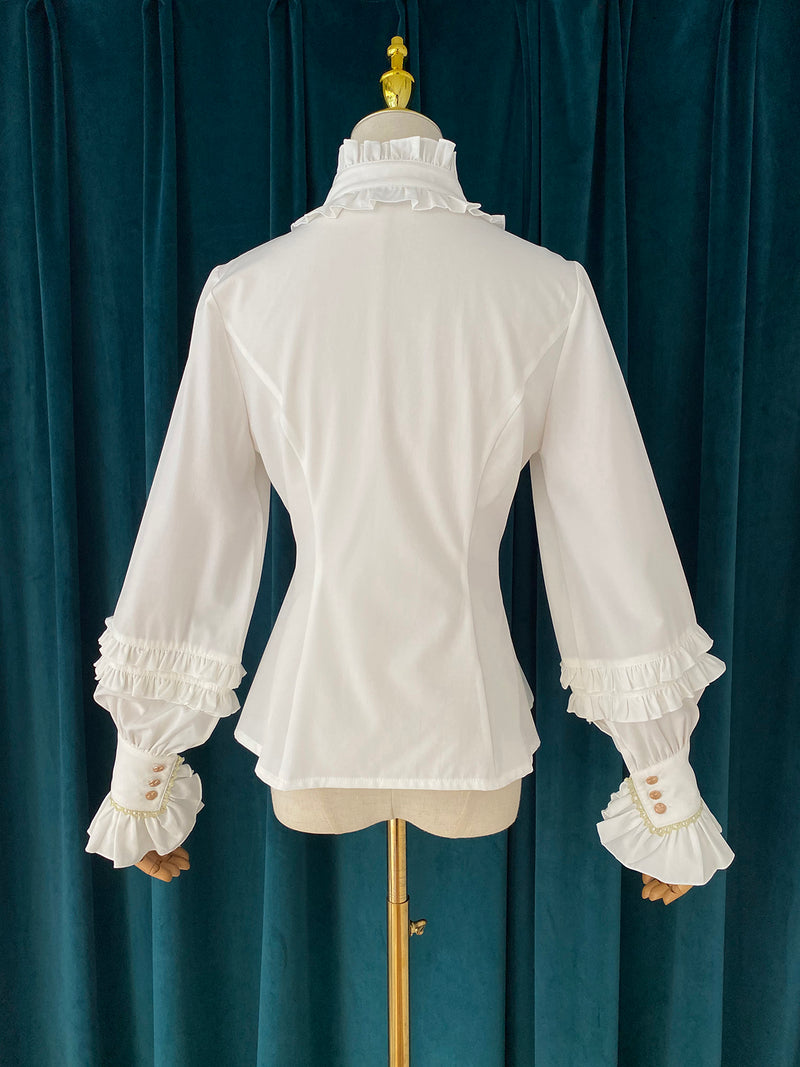 Medieval noble lady Victorian blouse