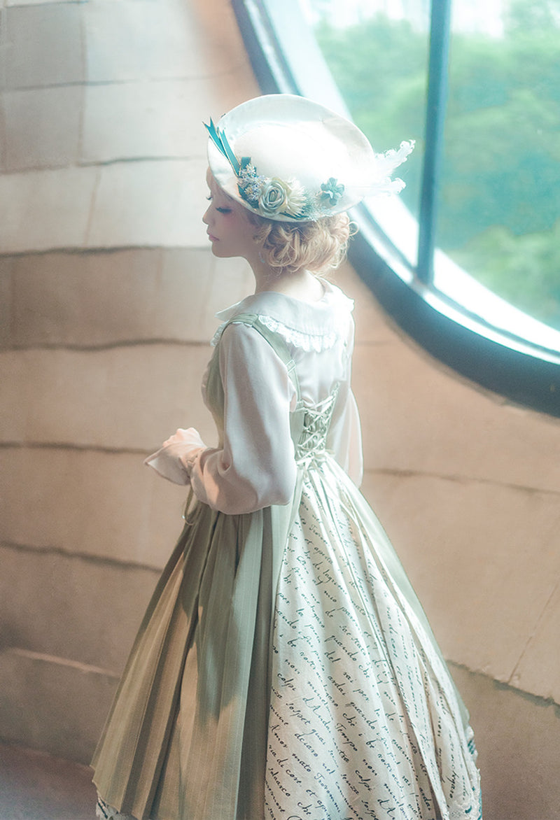 western princess embroidered jumper skirt