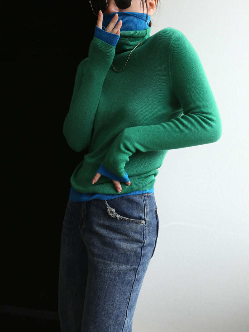 Turtleneck sweaters for little girls