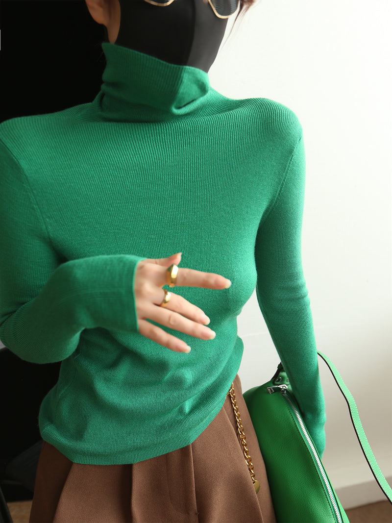 Turtleneck sweaters for little girls