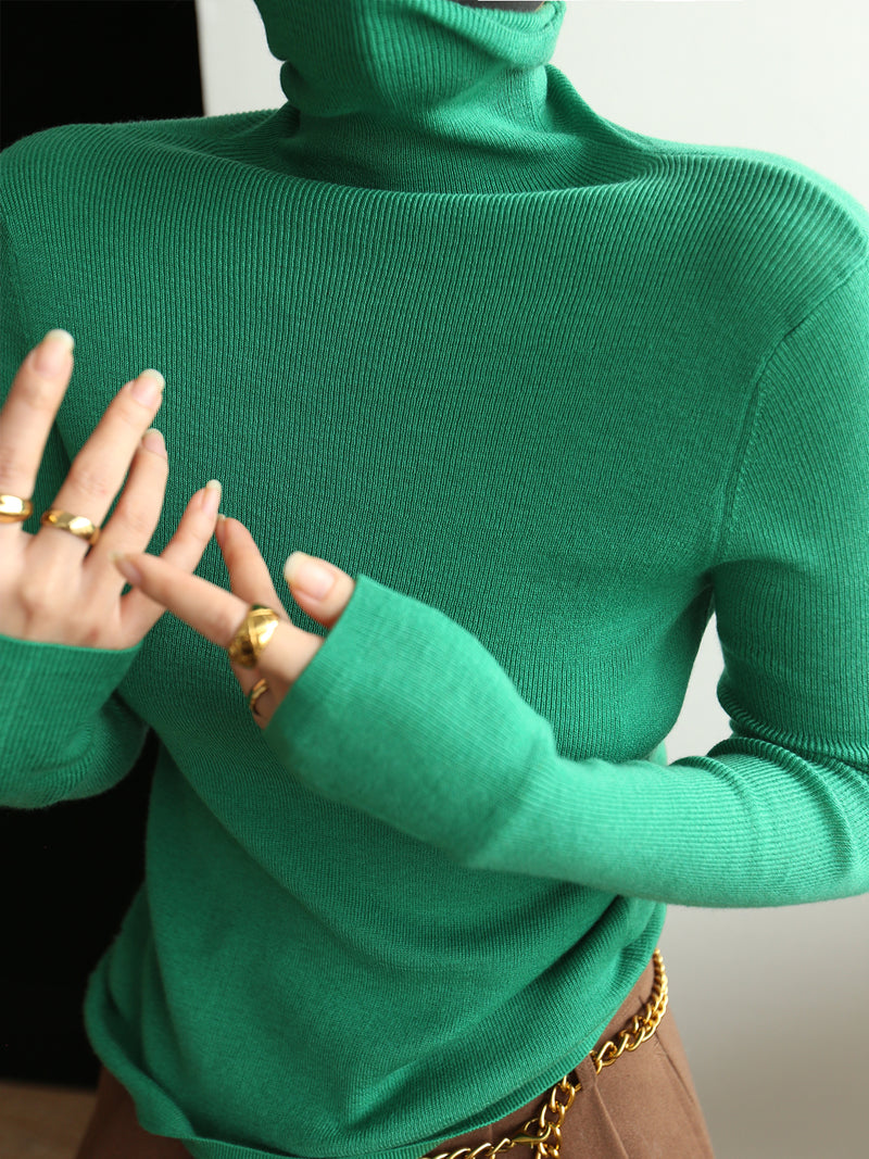 Turtleneck sweaters for little girls