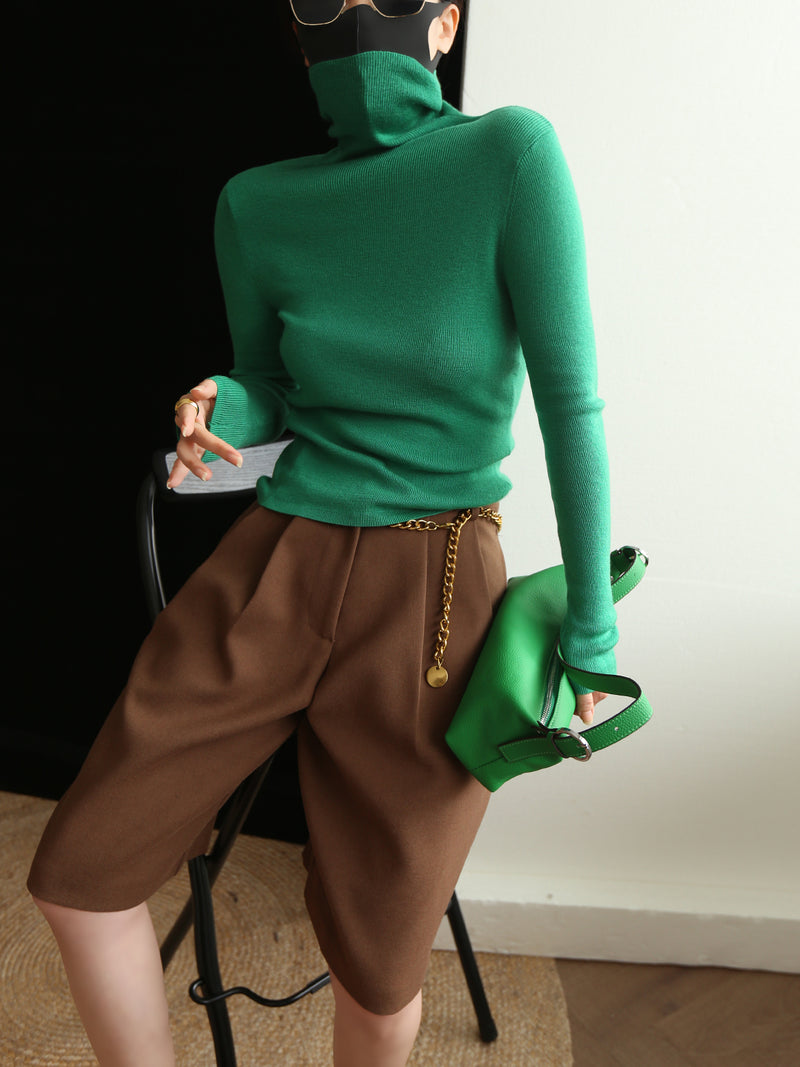 Turtleneck sweaters for little girls