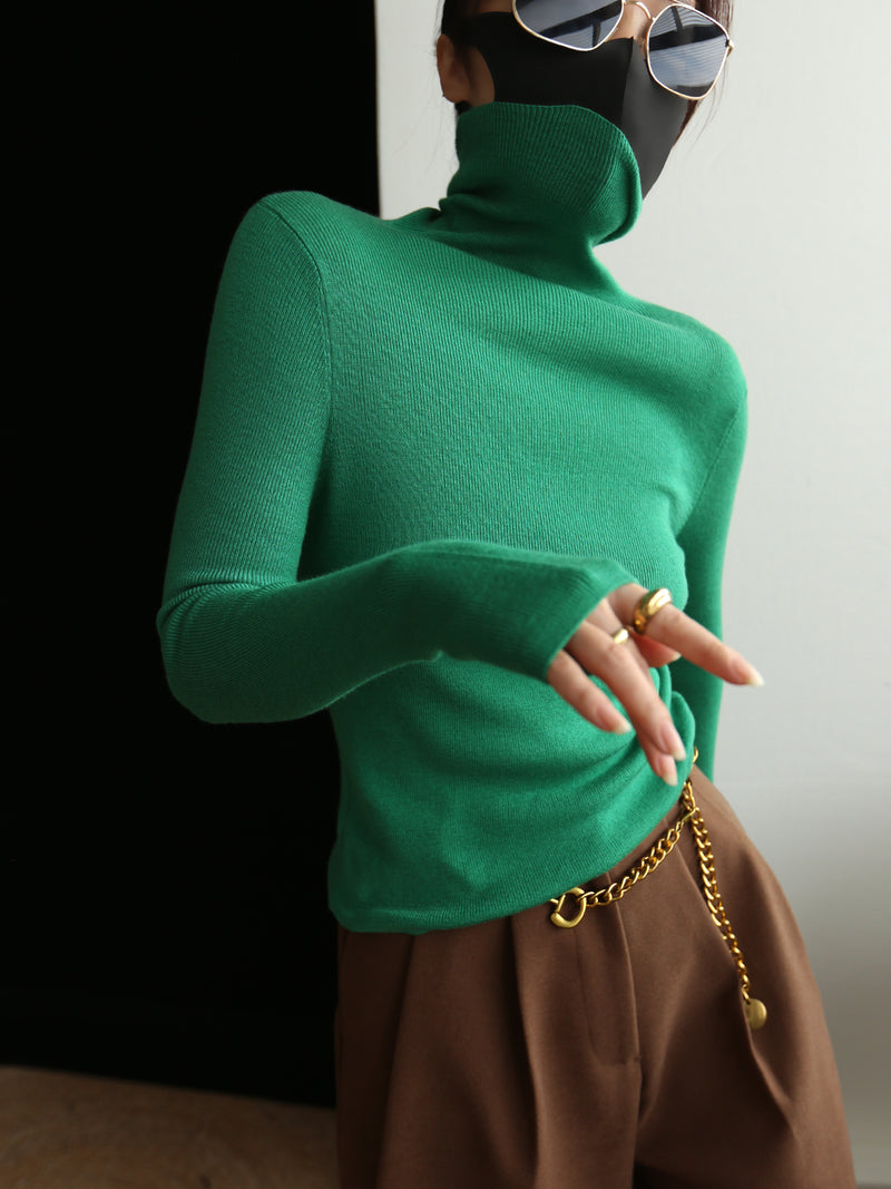 Turtleneck sweaters for little girls