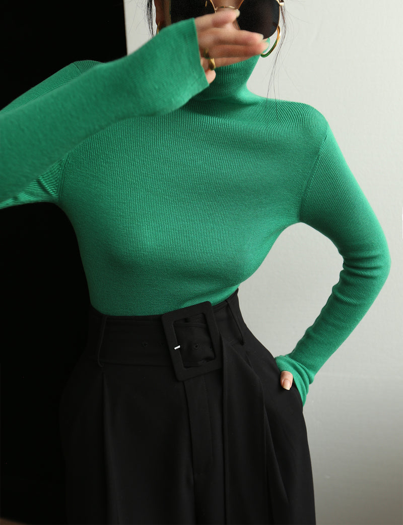 Turtleneck sweaters for little girls