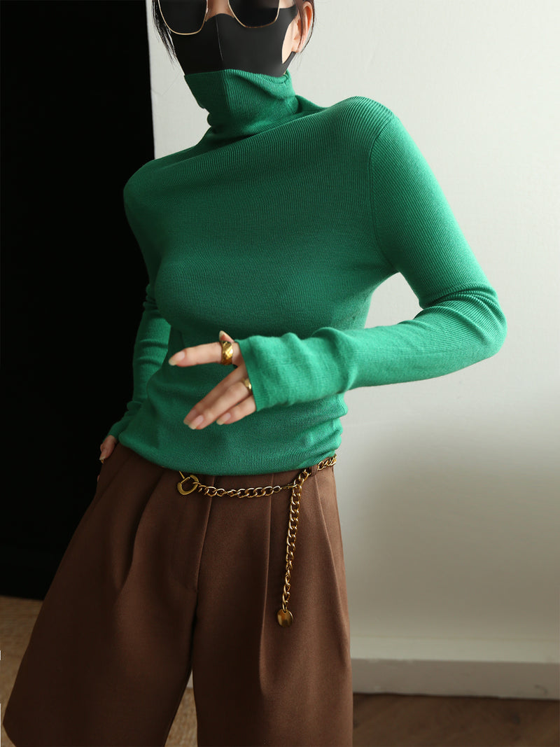 Turtleneck sweaters for little girls