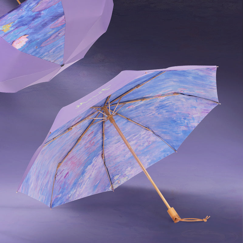 Water Lilies Folding Umbrella