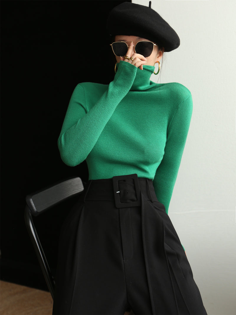 Turtleneck sweaters for little girls
