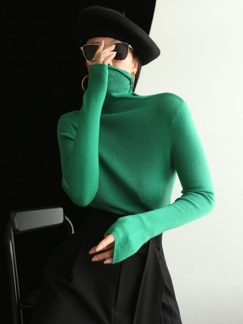 Turtleneck sweaters for little girls