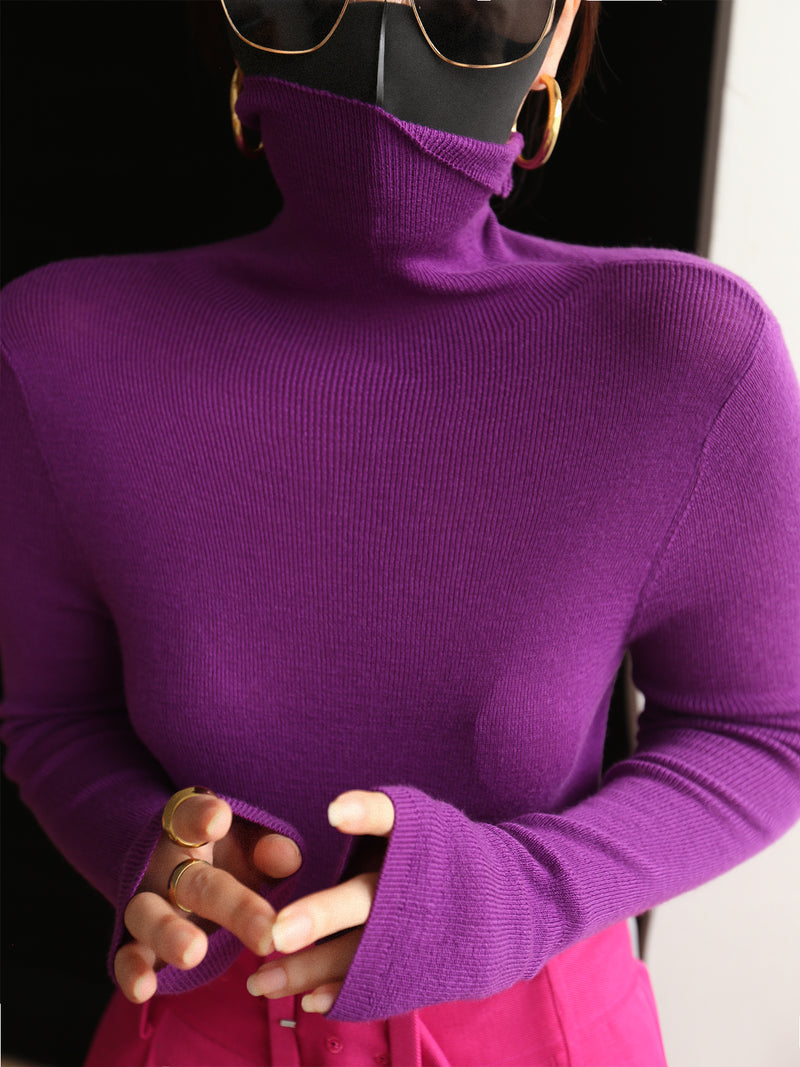 Turtleneck sweaters for little girls