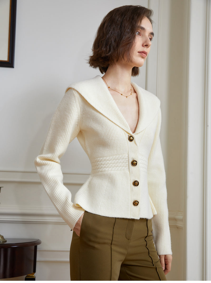 Western lady's classical knit jacket