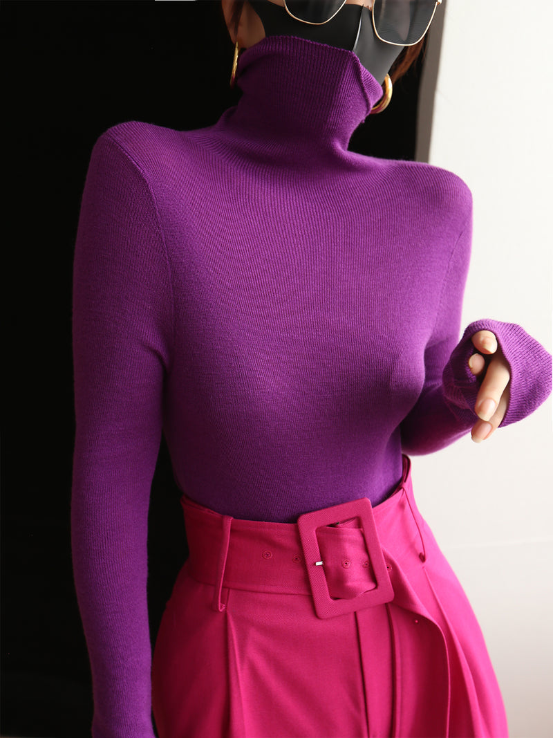 Turtleneck sweaters for little girls