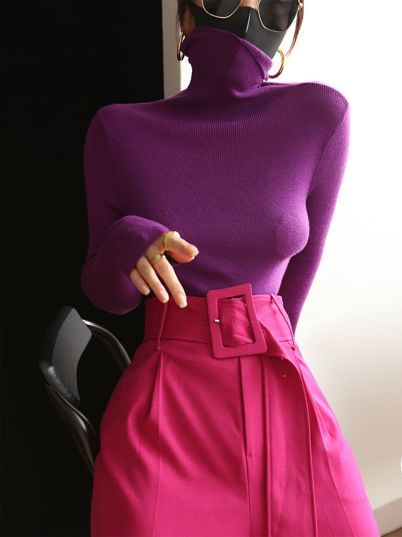 Turtleneck sweaters for little girls