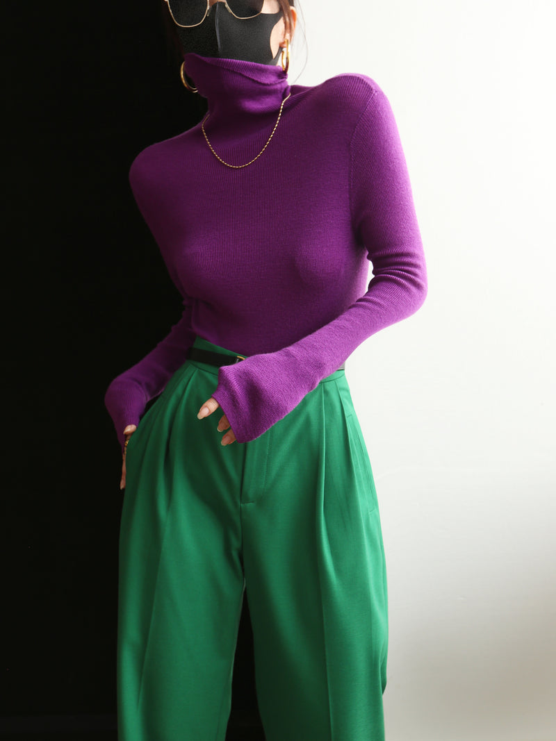 Turtleneck sweaters for little girls