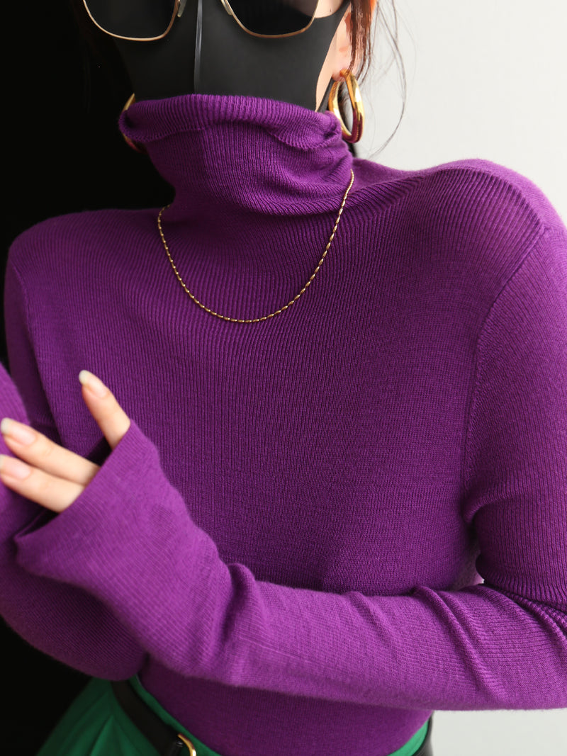 Turtleneck sweaters for little girls