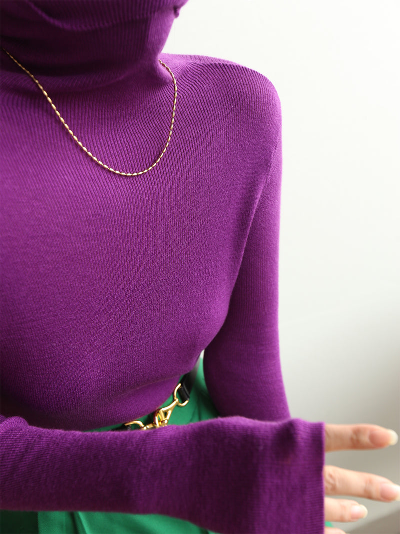 Turtleneck sweaters for little girls