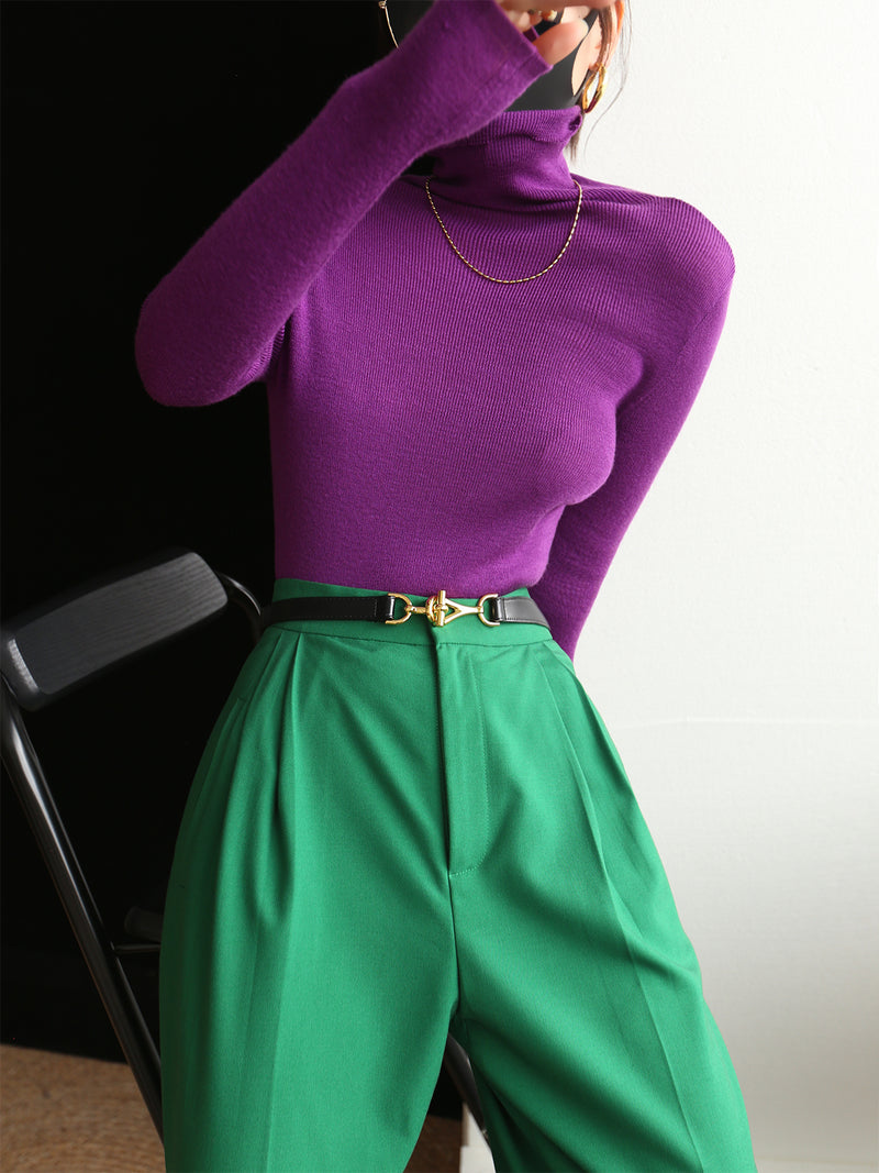 Turtleneck sweaters for little girls