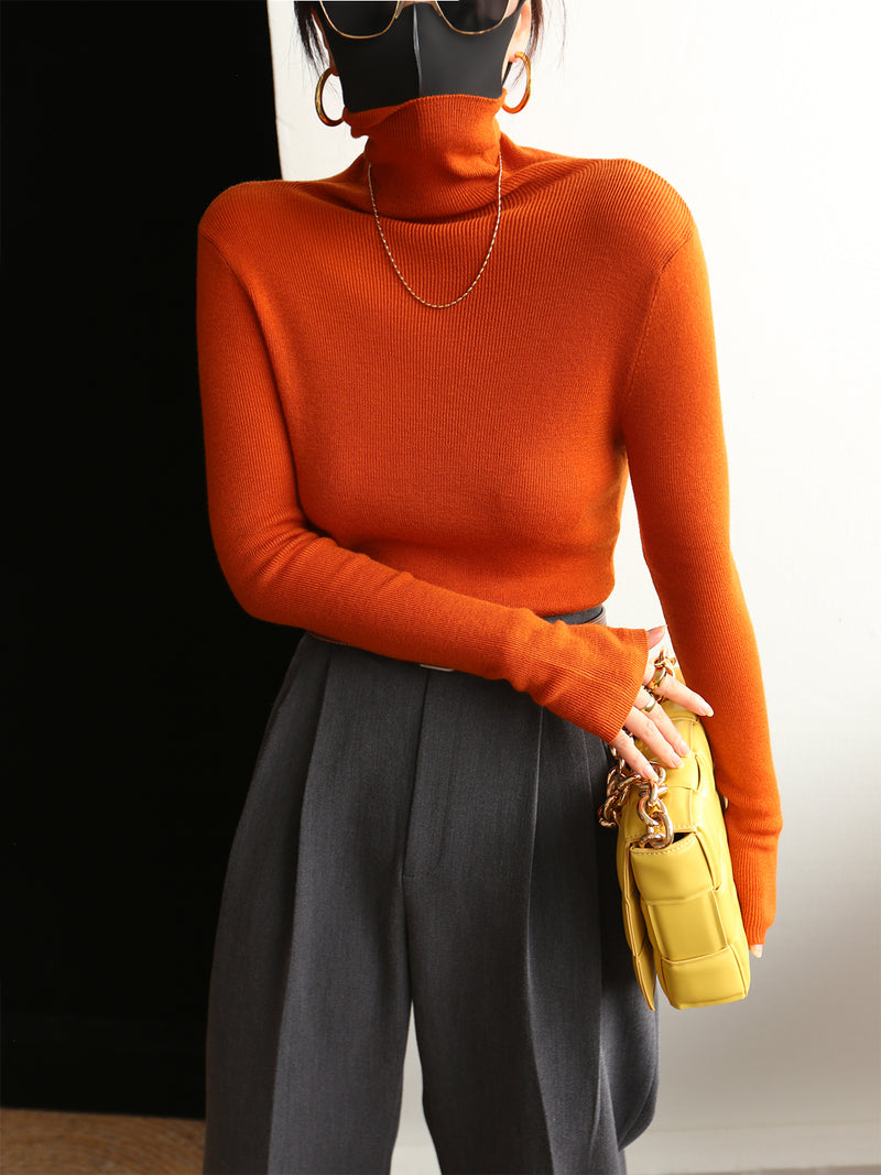 Turtleneck sweaters for little girls