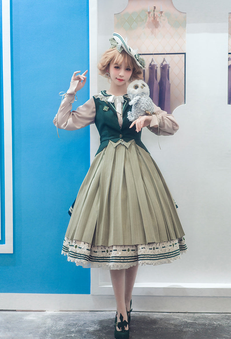 western princess embroidered jumper skirt