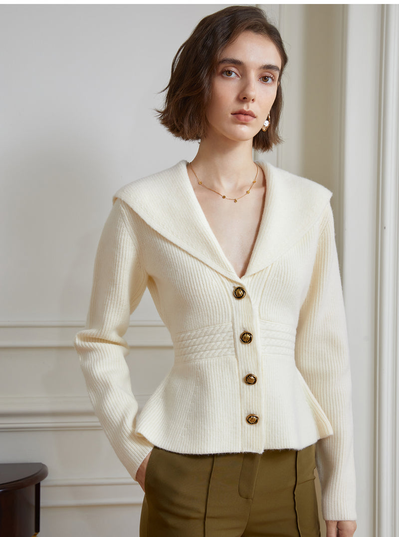 Western lady's classical knit jacket