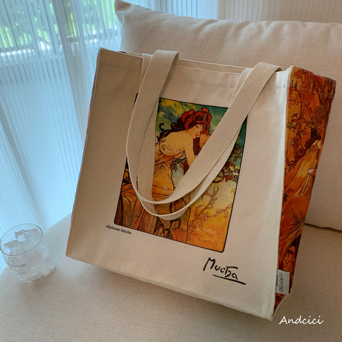 The Seasons Summer tote bag