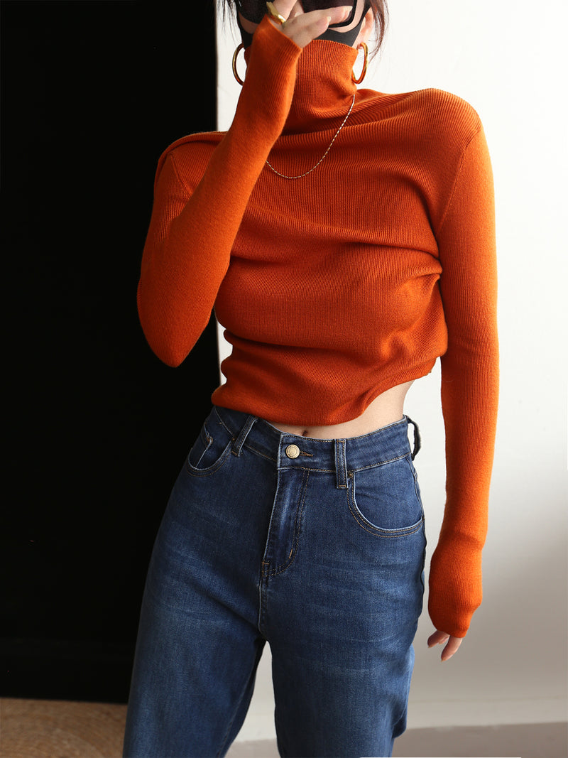 Turtleneck sweaters for little girls