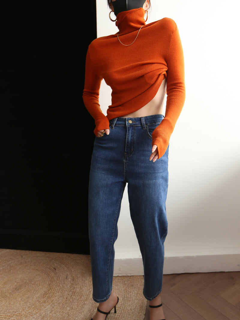 Turtleneck sweaters for little girls