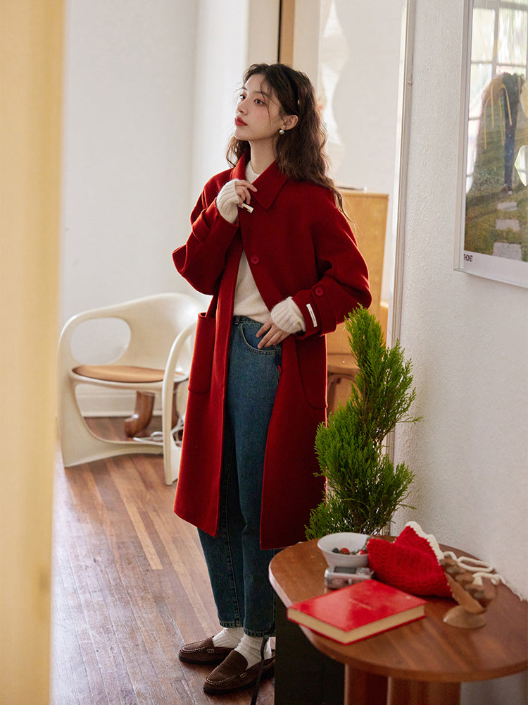 Fair Isle pattern knit sweater