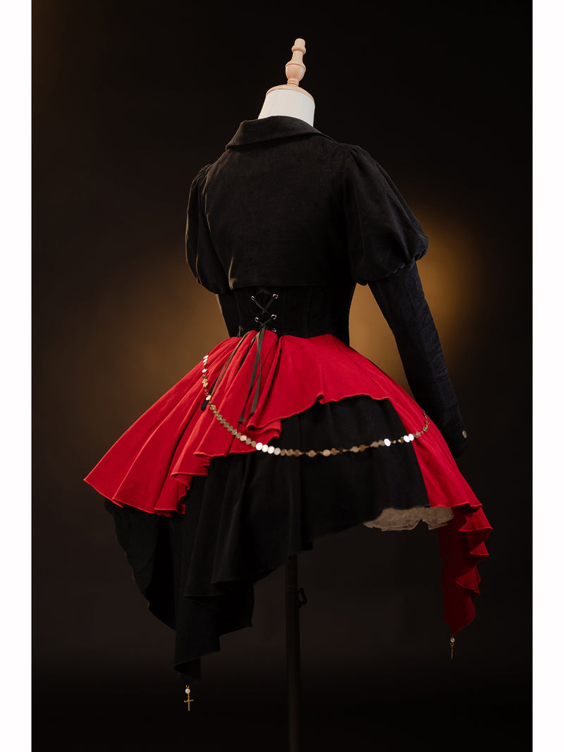 Rose Ball Jumper Skirt and Short Jacket [Scheduled to be shipped in early June 2023]