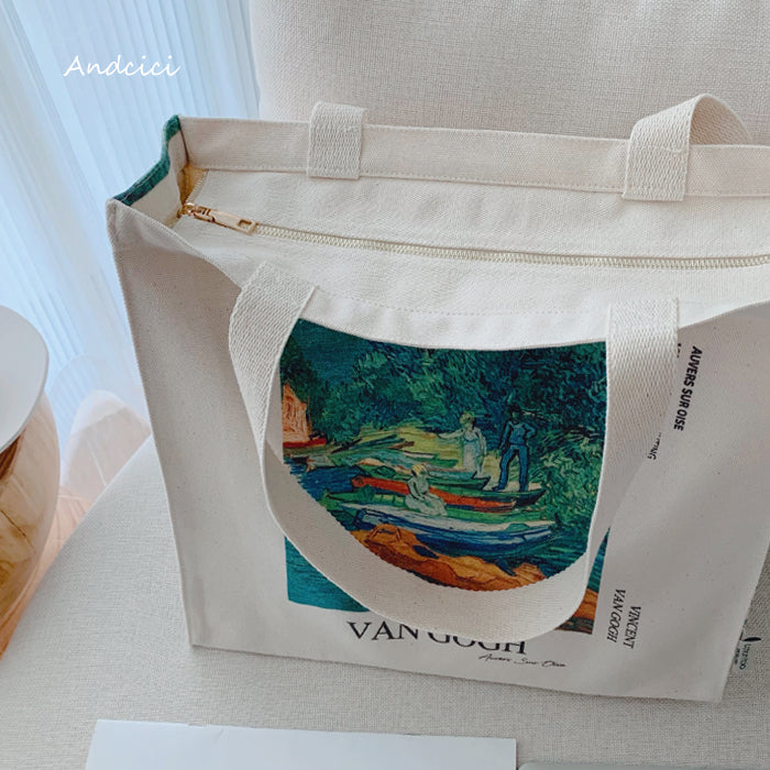 Rowing Boats on the Banks of the OiseTote Bag