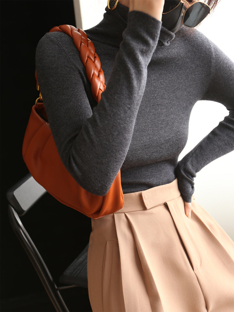 Turtleneck sweaters for little girls