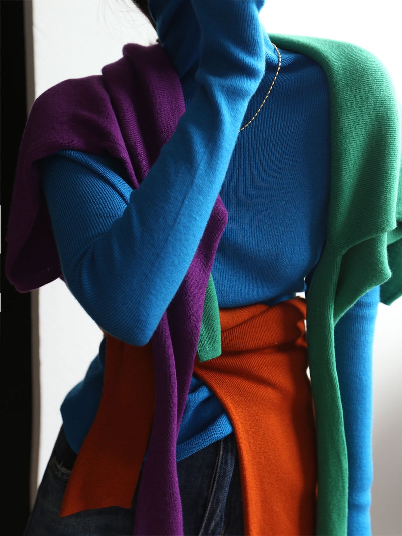 Turtleneck sweaters for little girls
