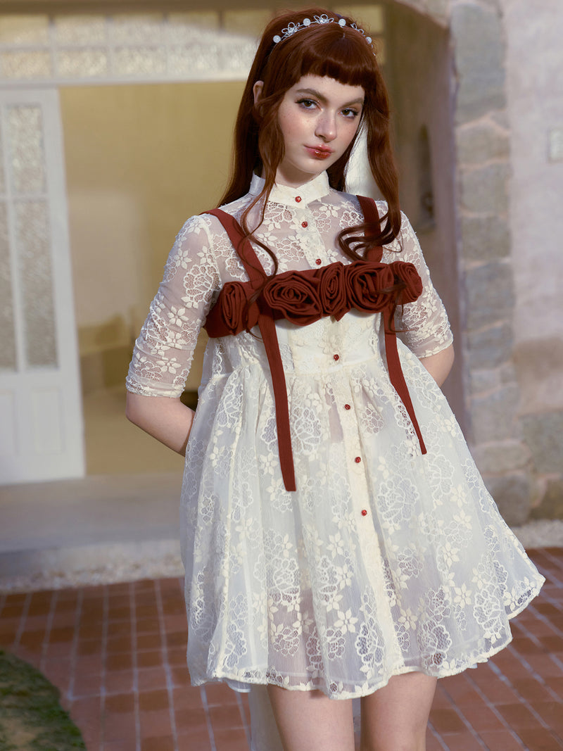 Crimson Lady Petal Vest
