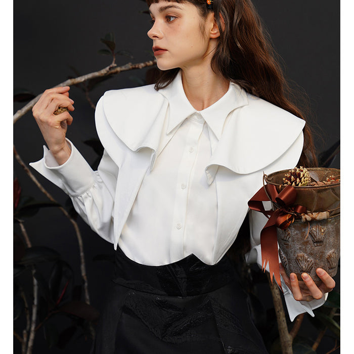 D-due マント型ブラウス デドゥエ チュニック ブラウス マント