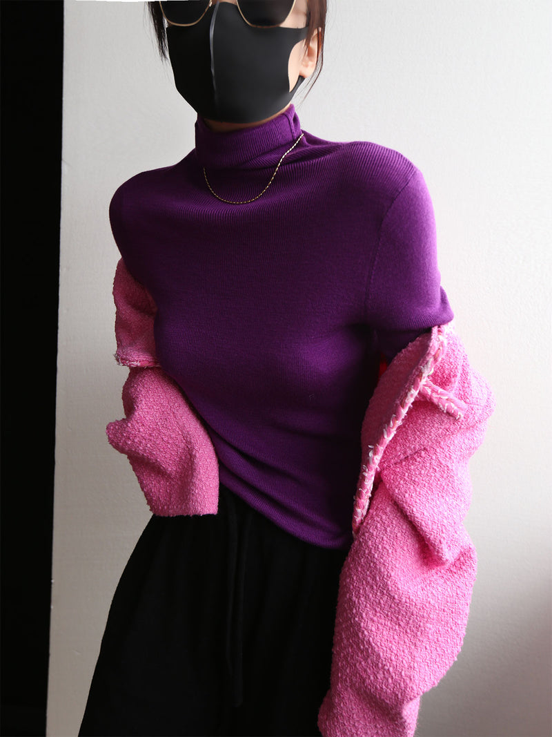 Turtleneck sweaters for little girls