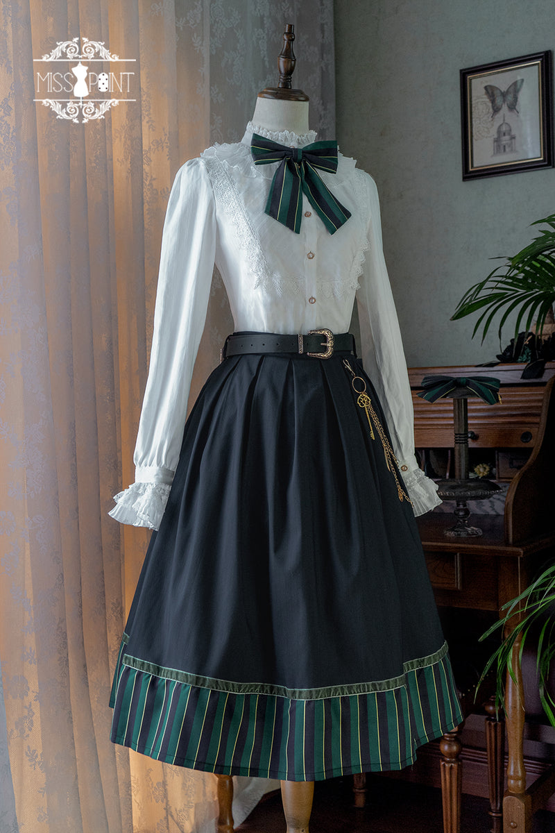 British lady's literary corset vest and classical skirt