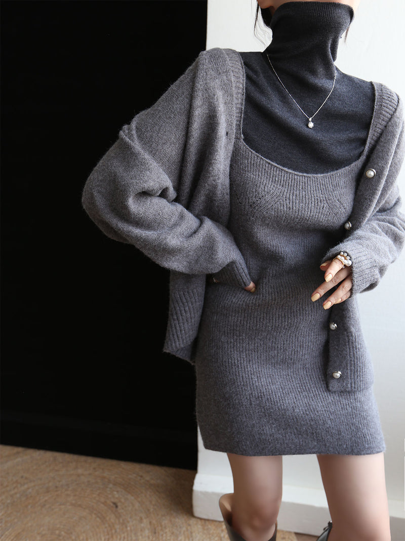 Turtleneck sweaters for little girls