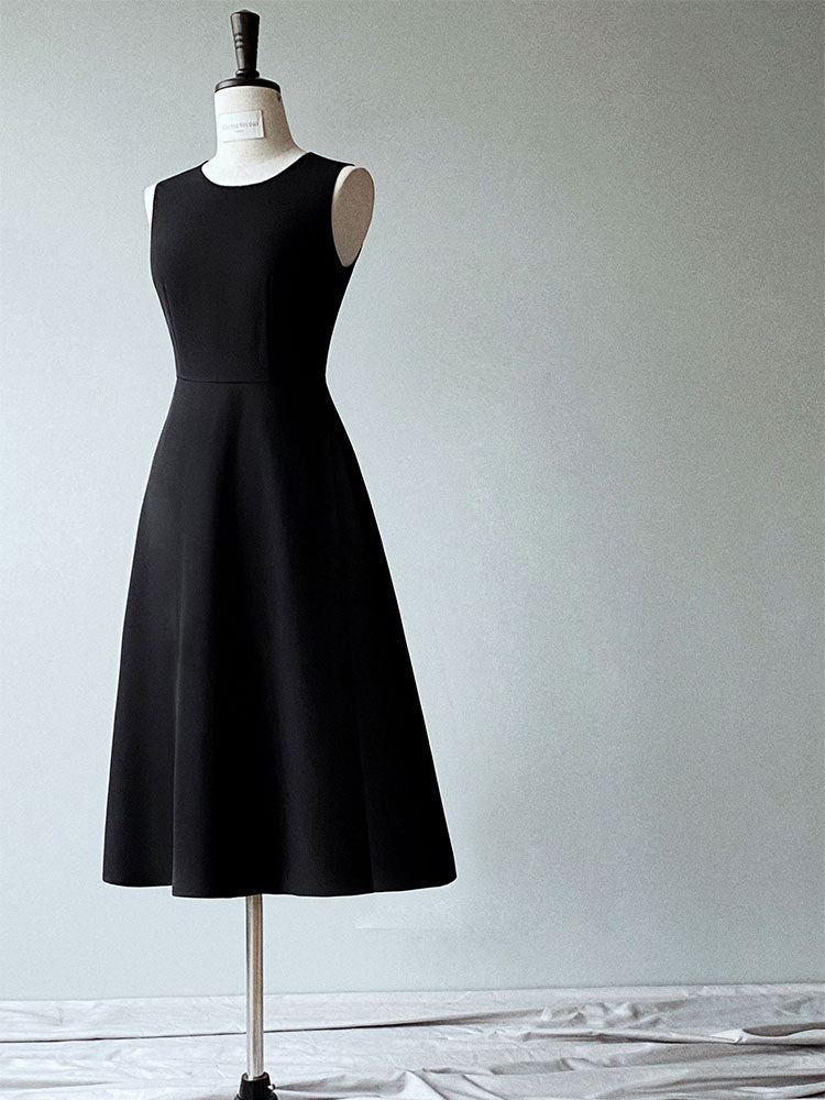 Jet Black Lady Hepburn Dress