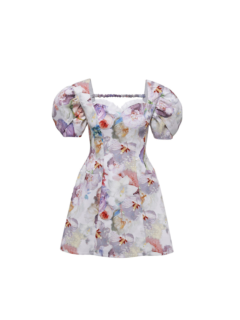 Hanazono classical dress painted with watercolors